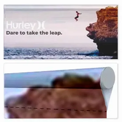 Top & Bottom Pole Pocket - Custom Coasters Now