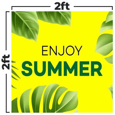 2 x 2 ft - Custom Coasters Now