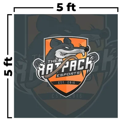 5 x 5 ft - Custom Coasters Now