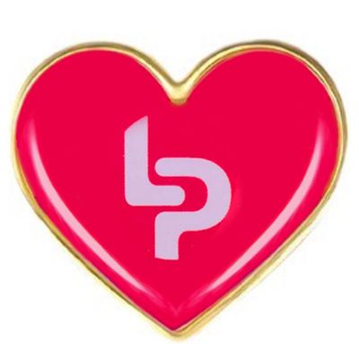 Heart Lapel Pin Heart Lapel Pin - Custom Coasters Now