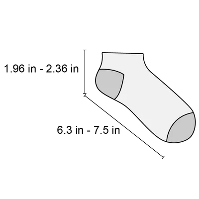 Youth (8-12 Years Old)_Embroidery + Pure Cotton Ankle Youth (8-12 Years Old)_Embroidery + Pure Cotton Ankle - Custom Coasters Now