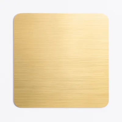 Brushed Gold Brushed Gold - Custom Coasters Now