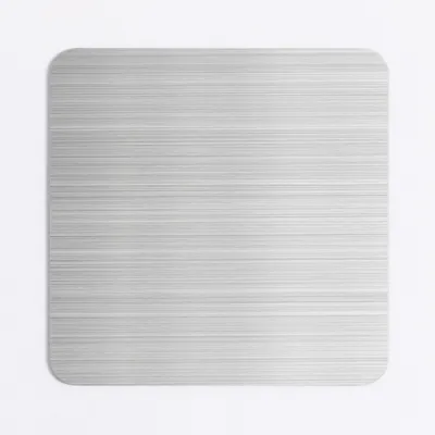 Brushed Silver Brushed Silver - Custom Coasters Now