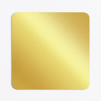 Glossy Gold Glossy Gold - Custom Coasters Now