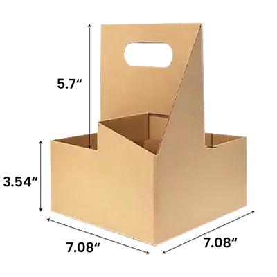 4 Cup Carrier - Custom Coasters Now