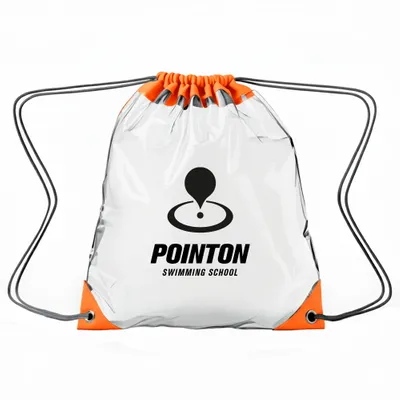 Clear - Orange - Custom Coasters Now