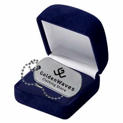 Blue Velvet Box - Custom Coasters Now