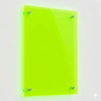 Fluorescent Green - Custom Coasters Now