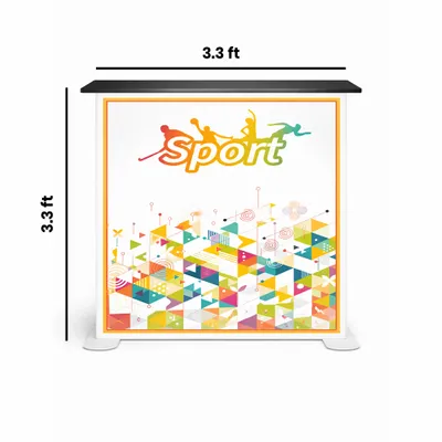 3.3 x 3.3 ft - Custom Coasters Now