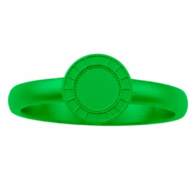 Matte Green Plating - Custom Coasters Now
