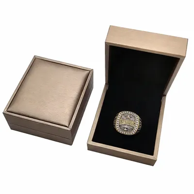 Gold PU Box - Custom Coasters Now