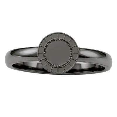 Glossy Black Nickel Plating - Custom Coasters Now