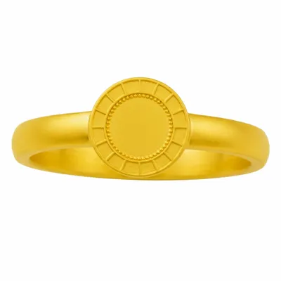 Matte Yellow Plating - Custom Coasters Now