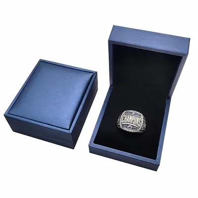 Blue PU Box - Custom Coasters Now