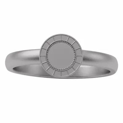 Matte Nickel Plating - Custom Coasters Now