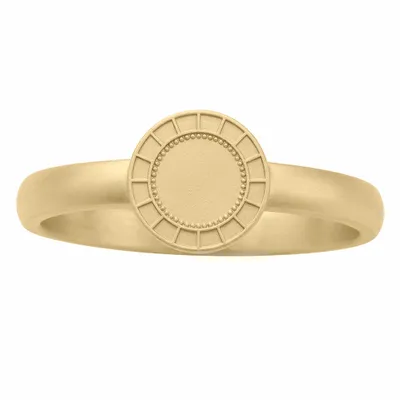 Matte Gold Plating - Custom Coasters Now