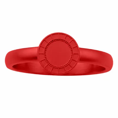 Matte Red Plating - Custom Coasters Now