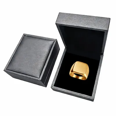 Silver PU Box - Custom Coasters Now