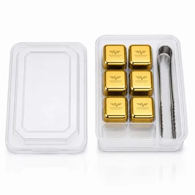 6-Pack Box Set with Tongs - Custom Coasters Now