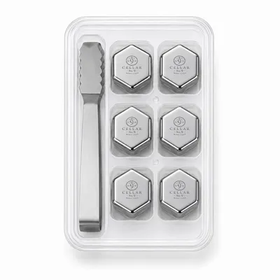 6-Pack Box Set with Tongs - Custom Coasters Now
