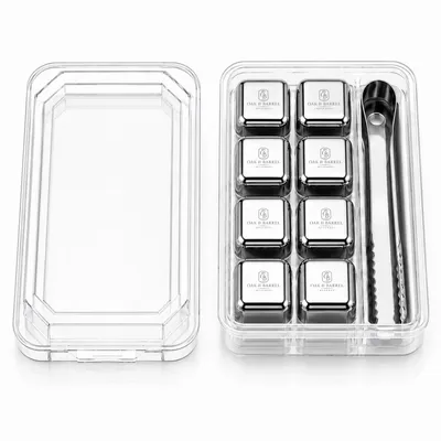 8-Pack Box Set with Tongs - Custom Coasters Now