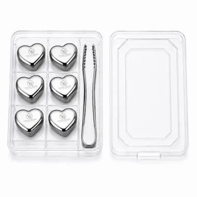 6-Pack Box Set with Tongs - Custom Coasters Now
