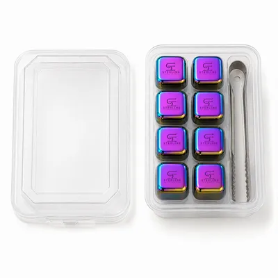 8-Pack Box Set with Tongs - Custom Coasters Now