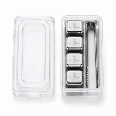 4-Pack Box Set with Tongs - Custom Coasters Now