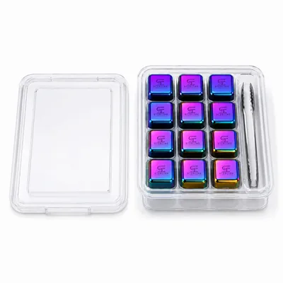 12-Pack Box Set with Tongs - Custom Coasters Now