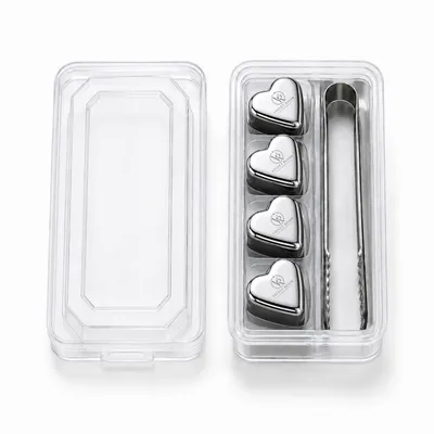 4-Pack Box Set with Tongs - Custom Coasters Now