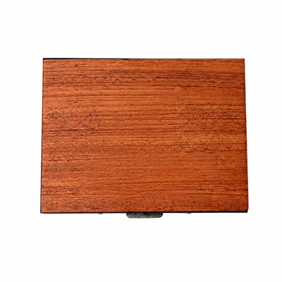 Bubinga with Black Frame - Custom Coasters Now