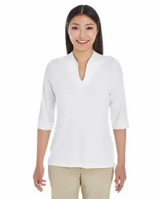 Devon & Jones Ladies' Perfect Fit Tailored Open Neckline Top