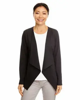 Devon & Jones Ladies' Perfect Fit Draped Open Blazer