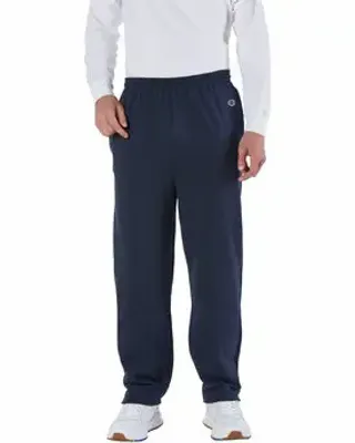Champion Adult Powerblend Open-Bottom Fleece Pant with Pockets