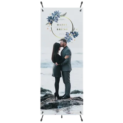 Adjustable X Banner Stands - Custom Coasters Now