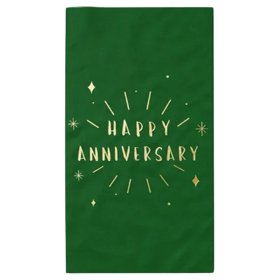 Custom Foil Stamped Towel Napkin - Custom Coasters Now