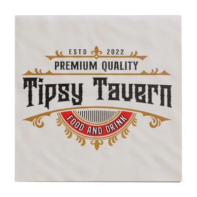 Premium Linen-Like Beverage Napkins - Custom Coasters Now