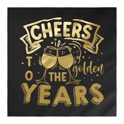 Custom Foil Stamped Beverage Napkin - Custom Coasters Now