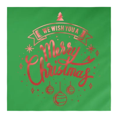 Custom Foil Stamped Luncheon Napkin - Custom Coasters Now