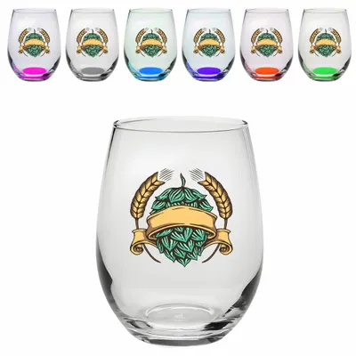 Crystal Reflections Stemless Wine Glasses
