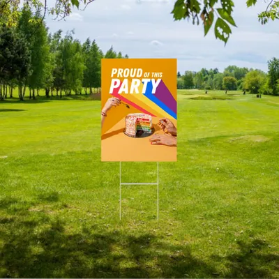 9" X 12" Yard Sign