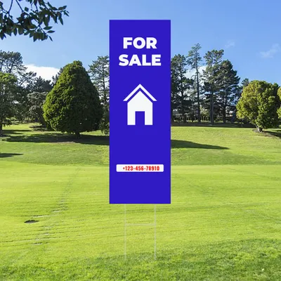 6" X 18" Yard Sign