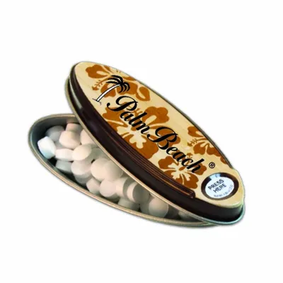 Surf WD Hibiscus Surfboard Mint Tin - Custom Coasters Now