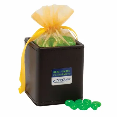 X-Cube Pen Holder with Jelly Belly - Custom Coasters Now