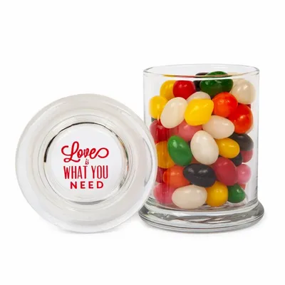 Glass Gourmet Jar - Jelly Beans - Custom Coasters Now
