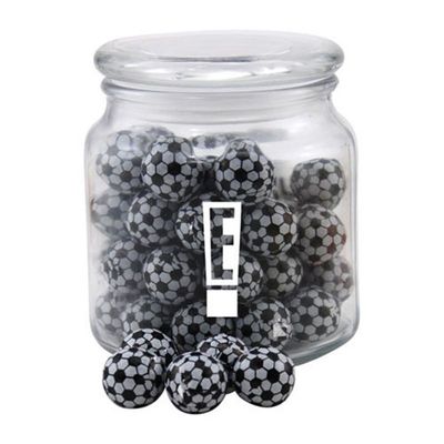 Jar with Chocolate Soccer Balls - SG400
