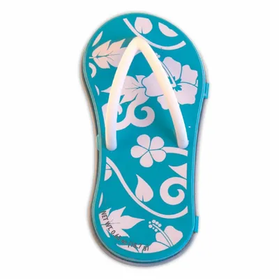 Hibiscus Blue Flip Flop Mint Tin - Custom Coasters Now
