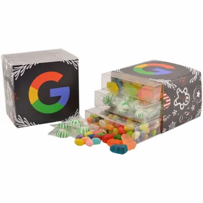 3 Way Candy Stack Acetate Tower - TRB827 - Custom Coasters Now