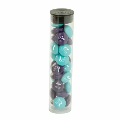 Mini Tube with Imprinted Chocolate Buttons - Custom Coasters Now