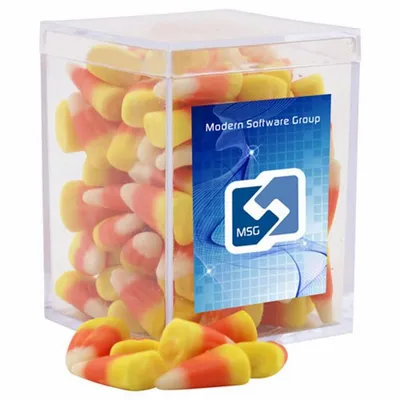 Acrylic Box with Candy Corn - Small - Custom Coasters Now